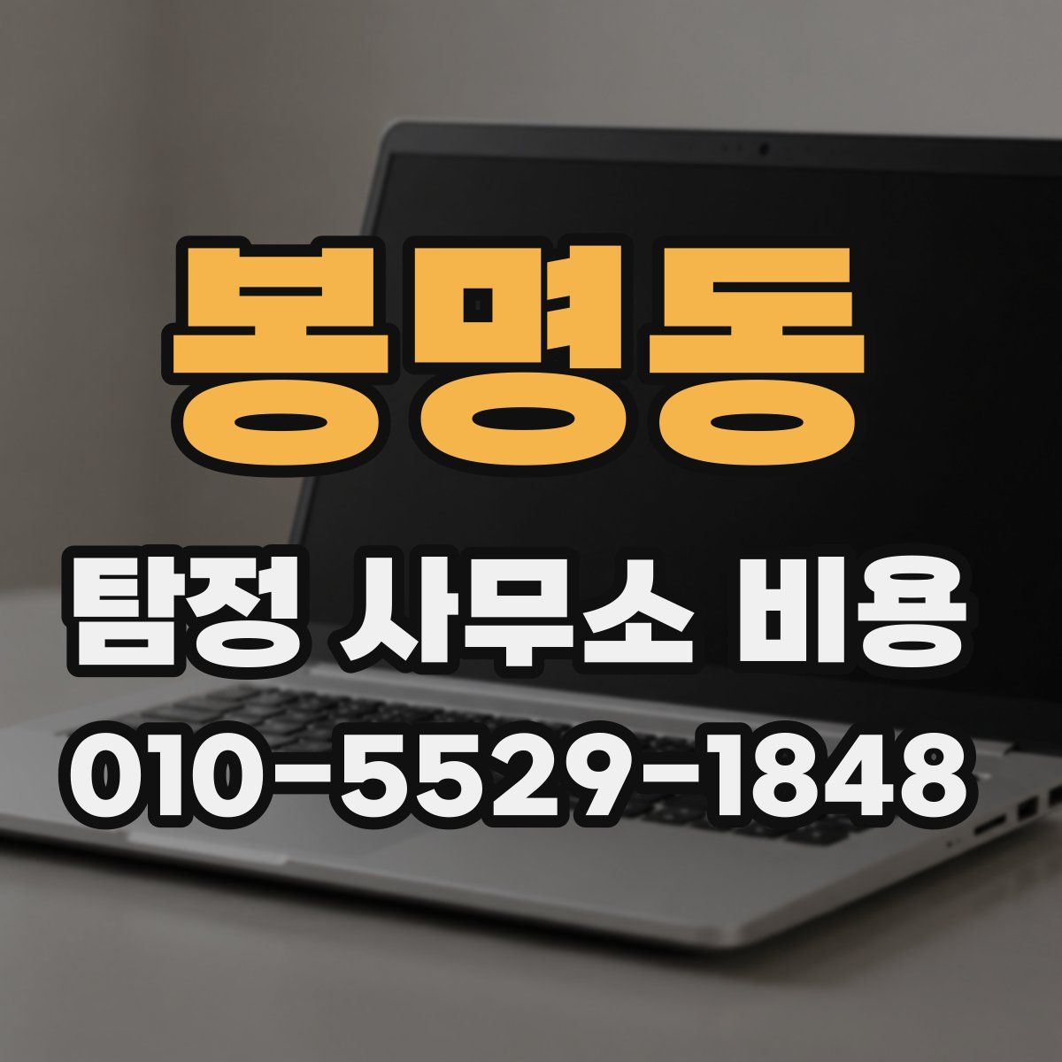 봉명동 탐정 사무소 비용