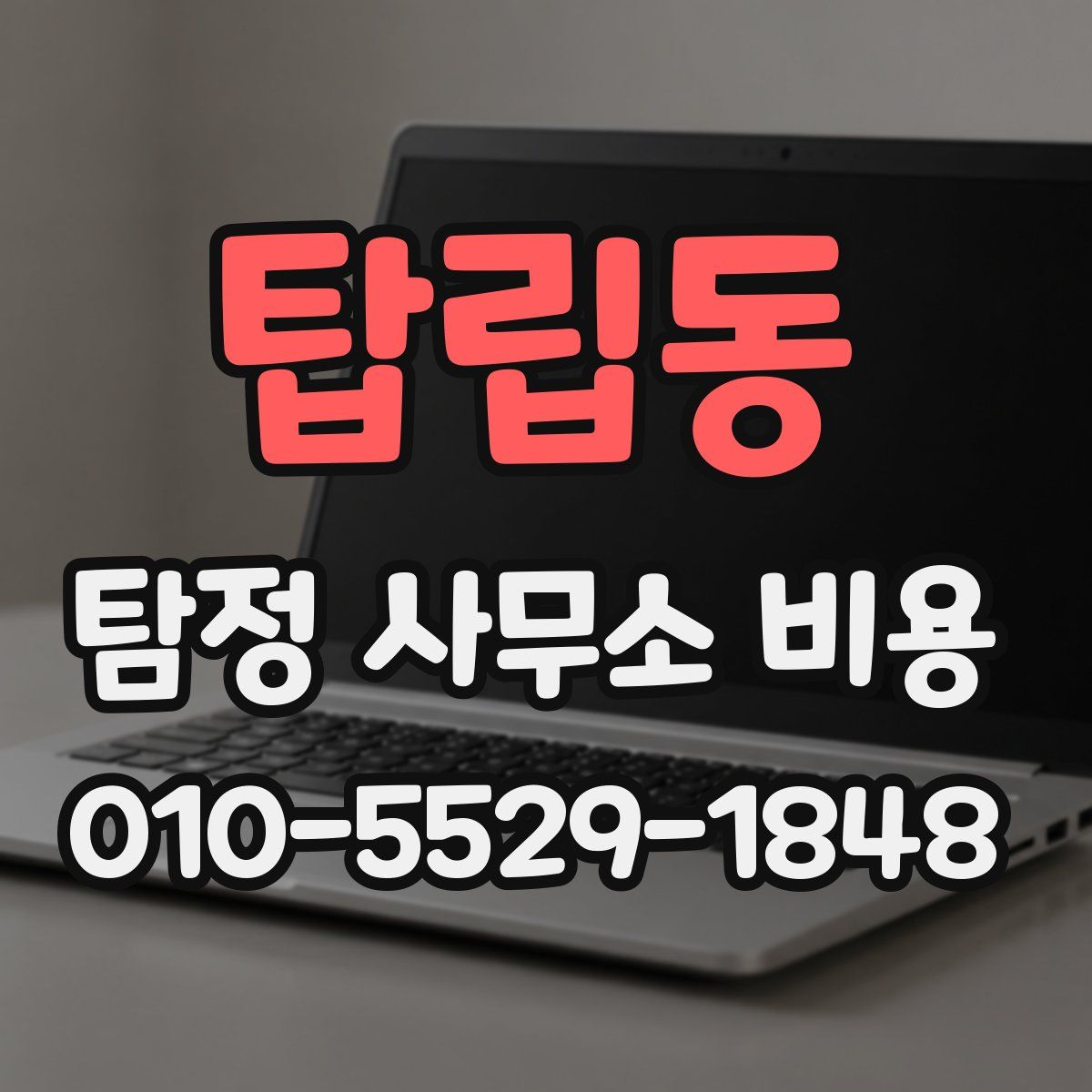 탑립동 탐정 사무소 비용