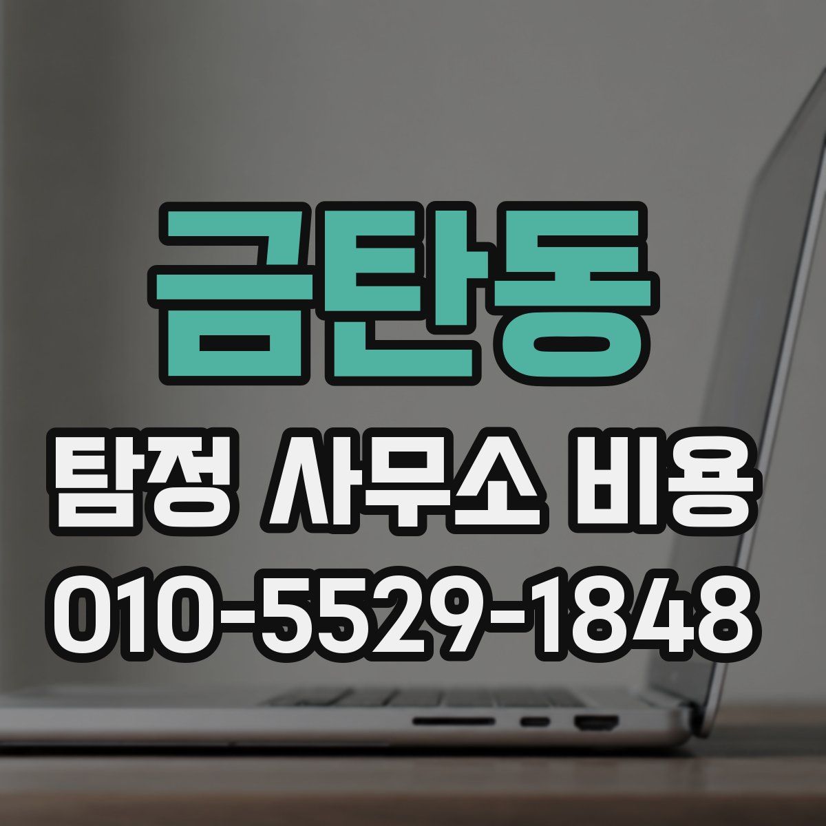 금탄동 탐정 사무소 비용