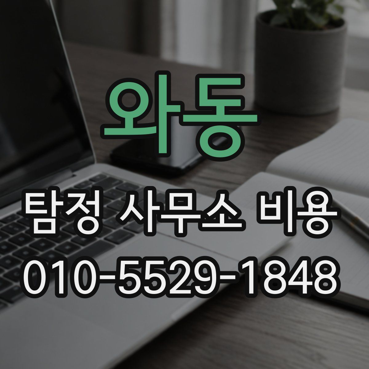 와동 탐정 사무소 비용
