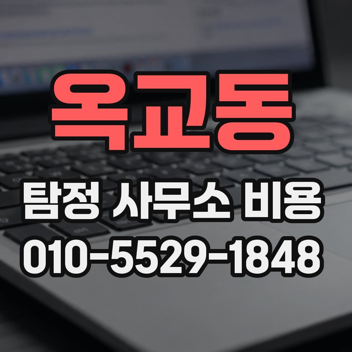옥교동 탐정 사무소 비용