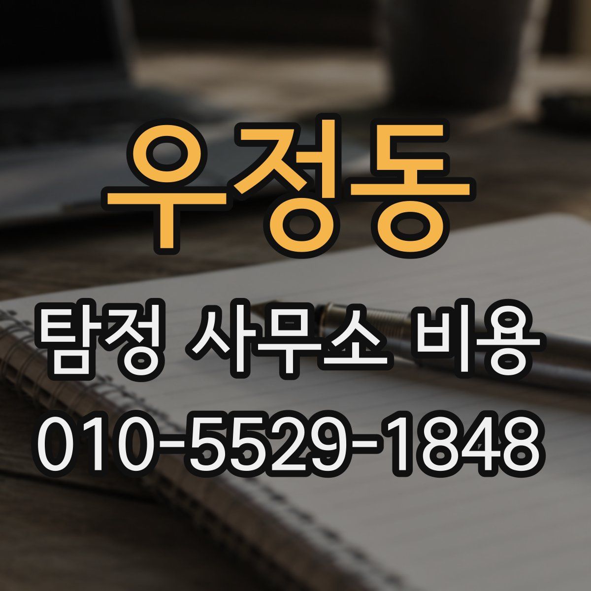 우정동 탐정 사무소 비용