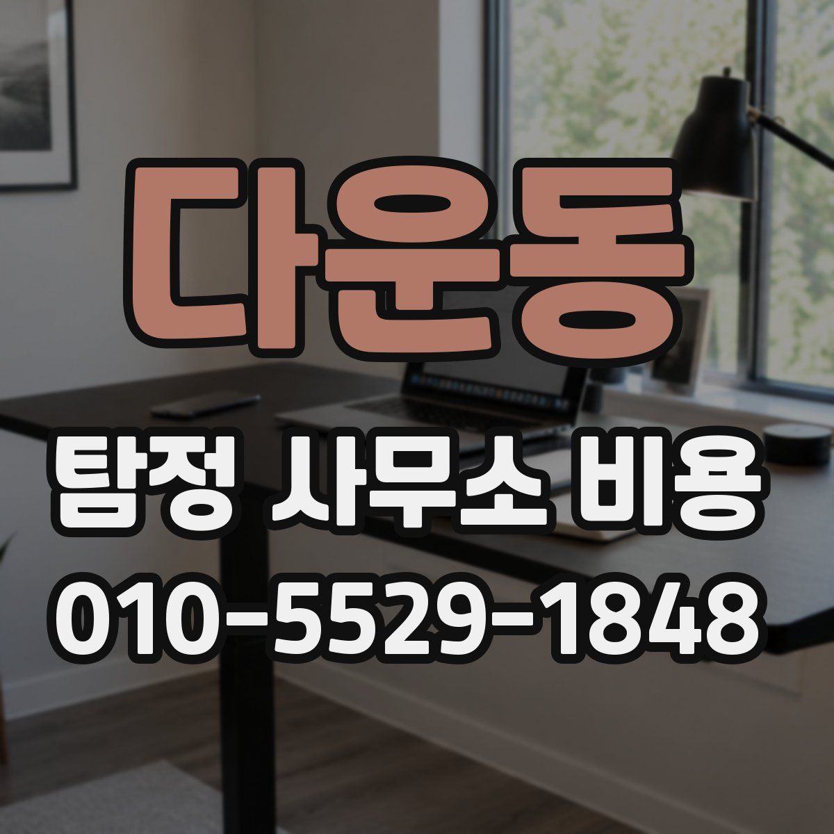 다운동 탐정 사무소 비용