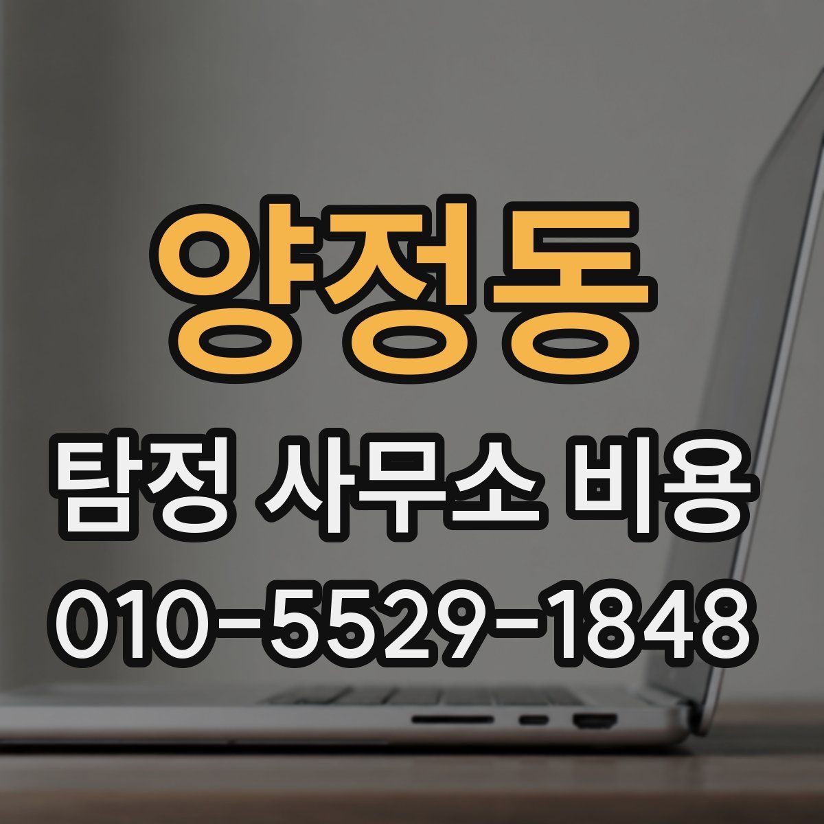 양정동 탐정 사무소 비용