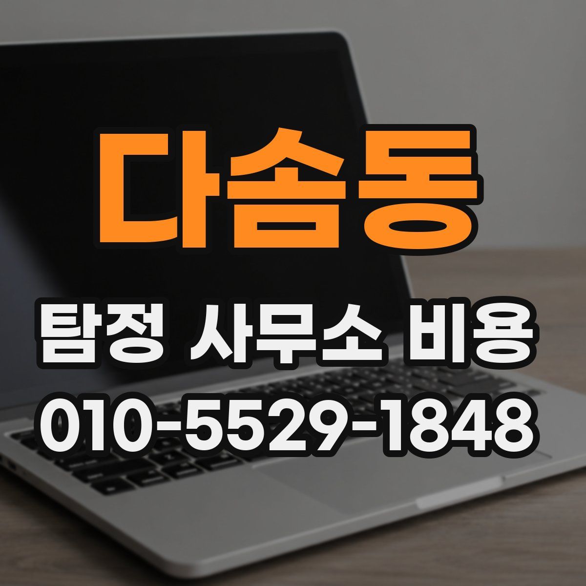 다솜동 탐정 사무소 비용