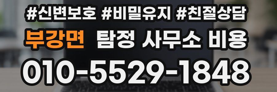 부강면 탐정 사무소 비용