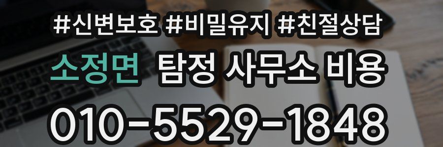 소정면 탐정 사무소 비용