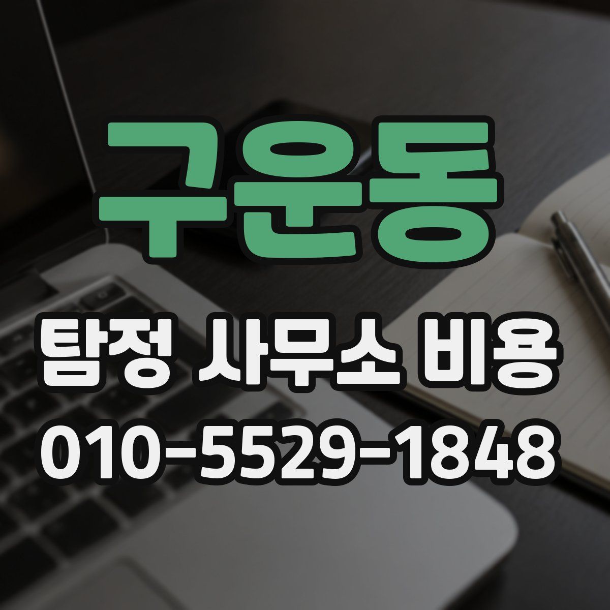 구운동 탐정 사무소 비용