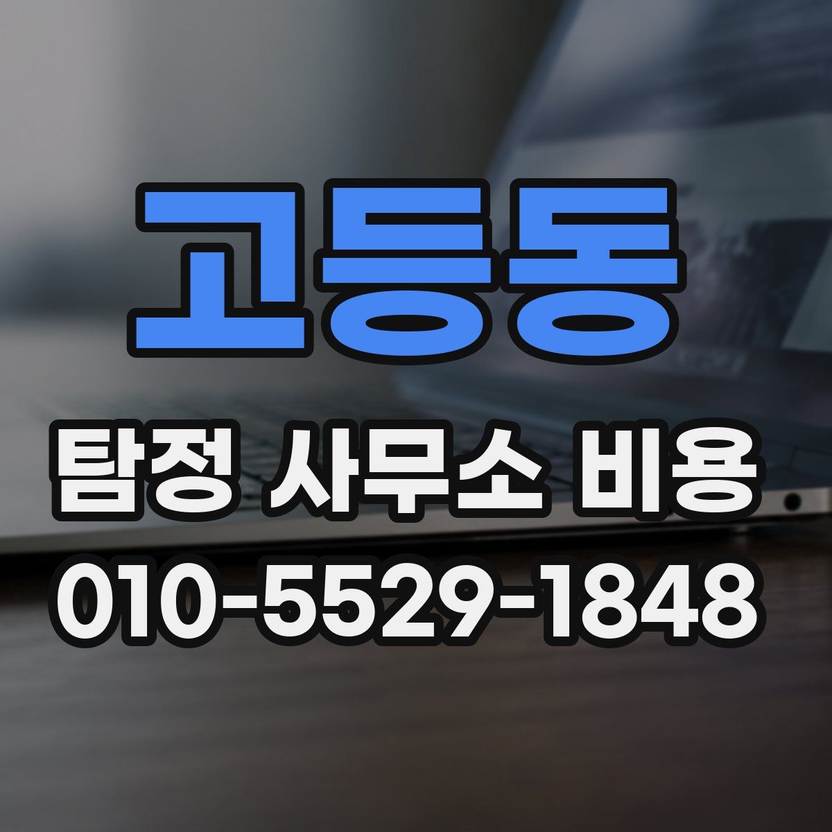 고등동 탐정 사무소 비용