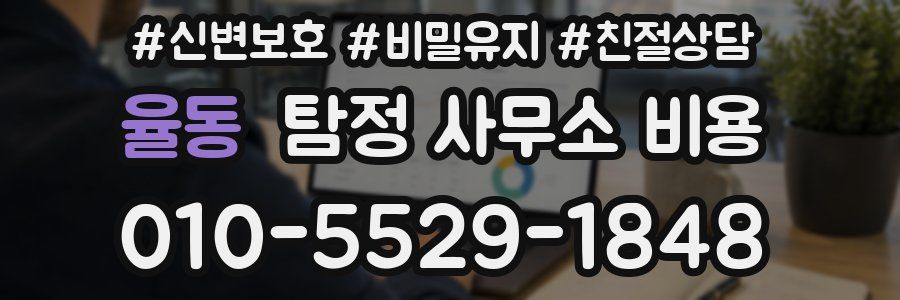 율동 탐정 사무소 비용