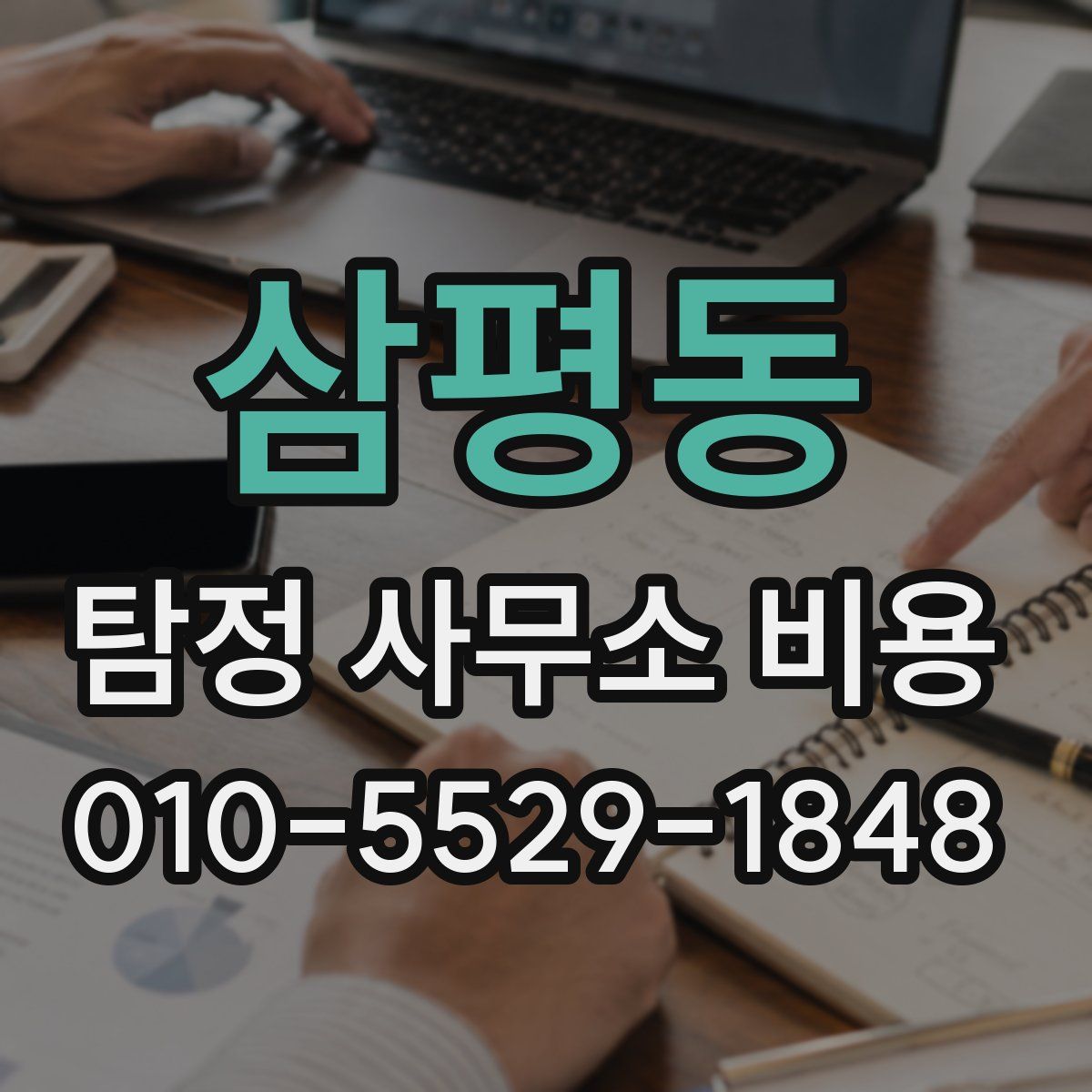 삼평동 탐정 사무소 비용