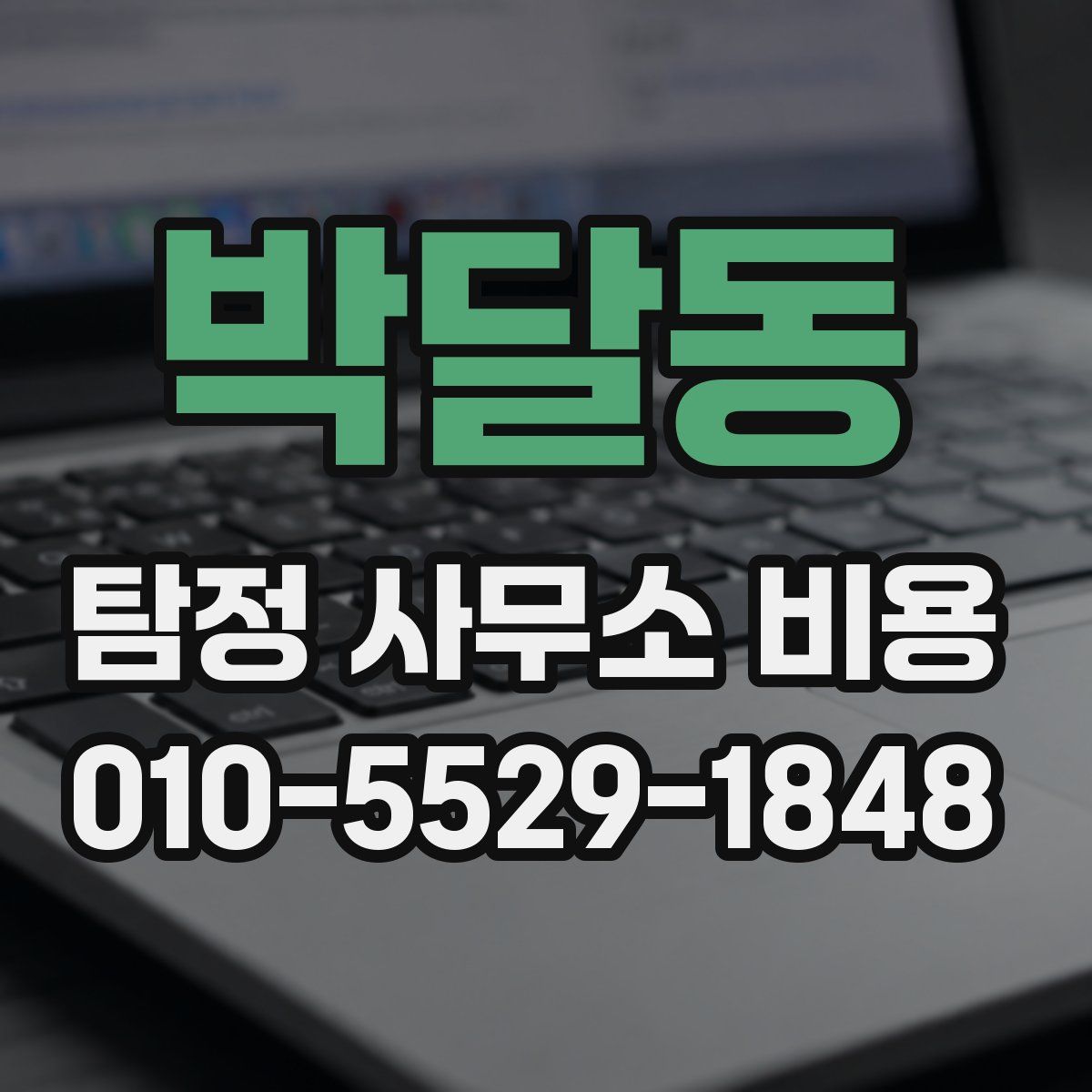 박달동 탐정 사무소 비용