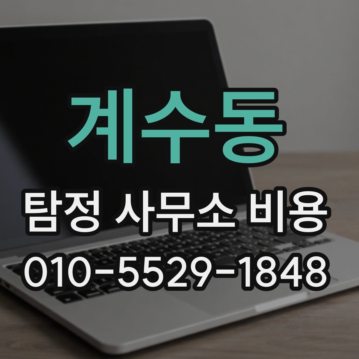 계수동 탐정 사무소 비용