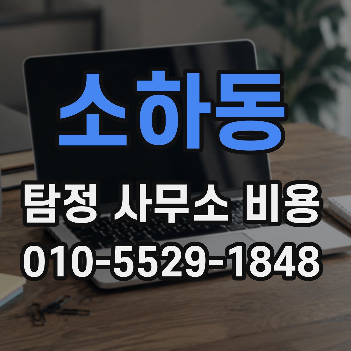 소하동 탐정 사무소 비용