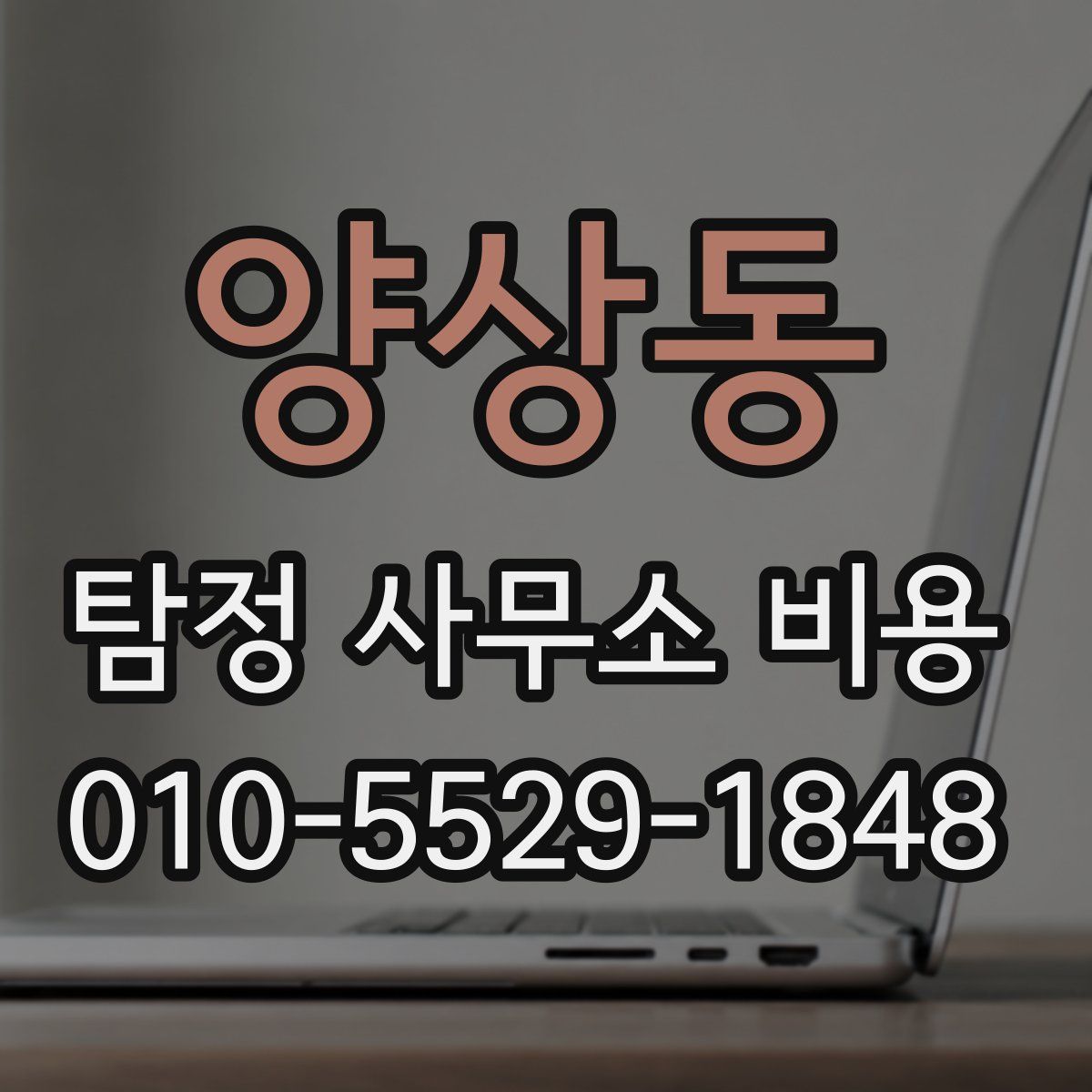 양상동 탐정 사무소 비용
