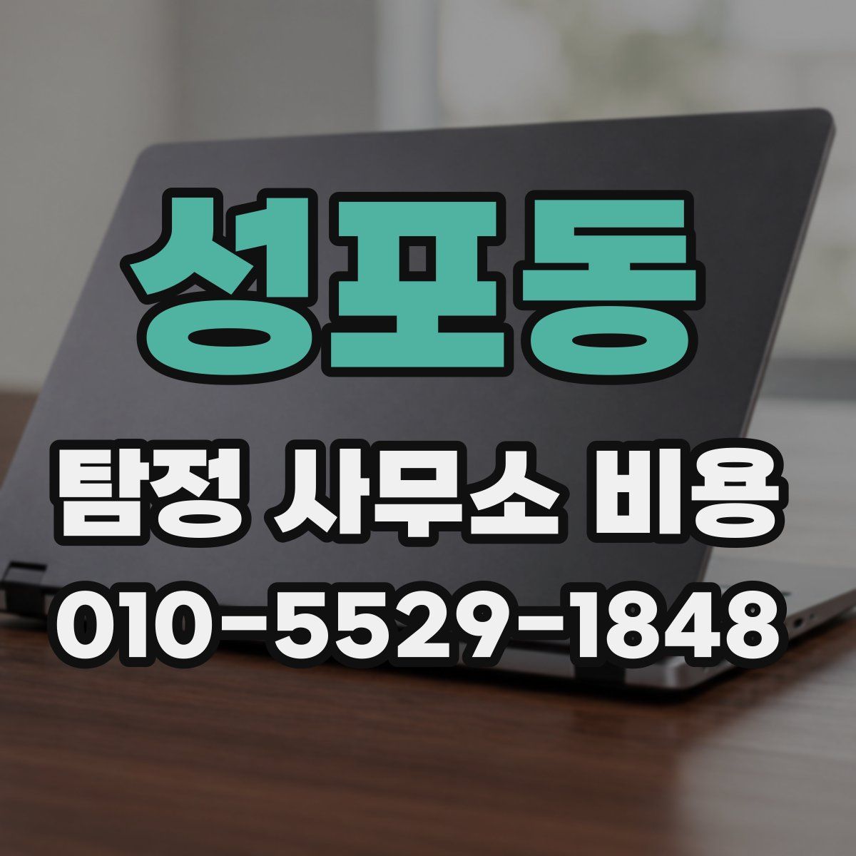 성포동 탐정 사무소 비용