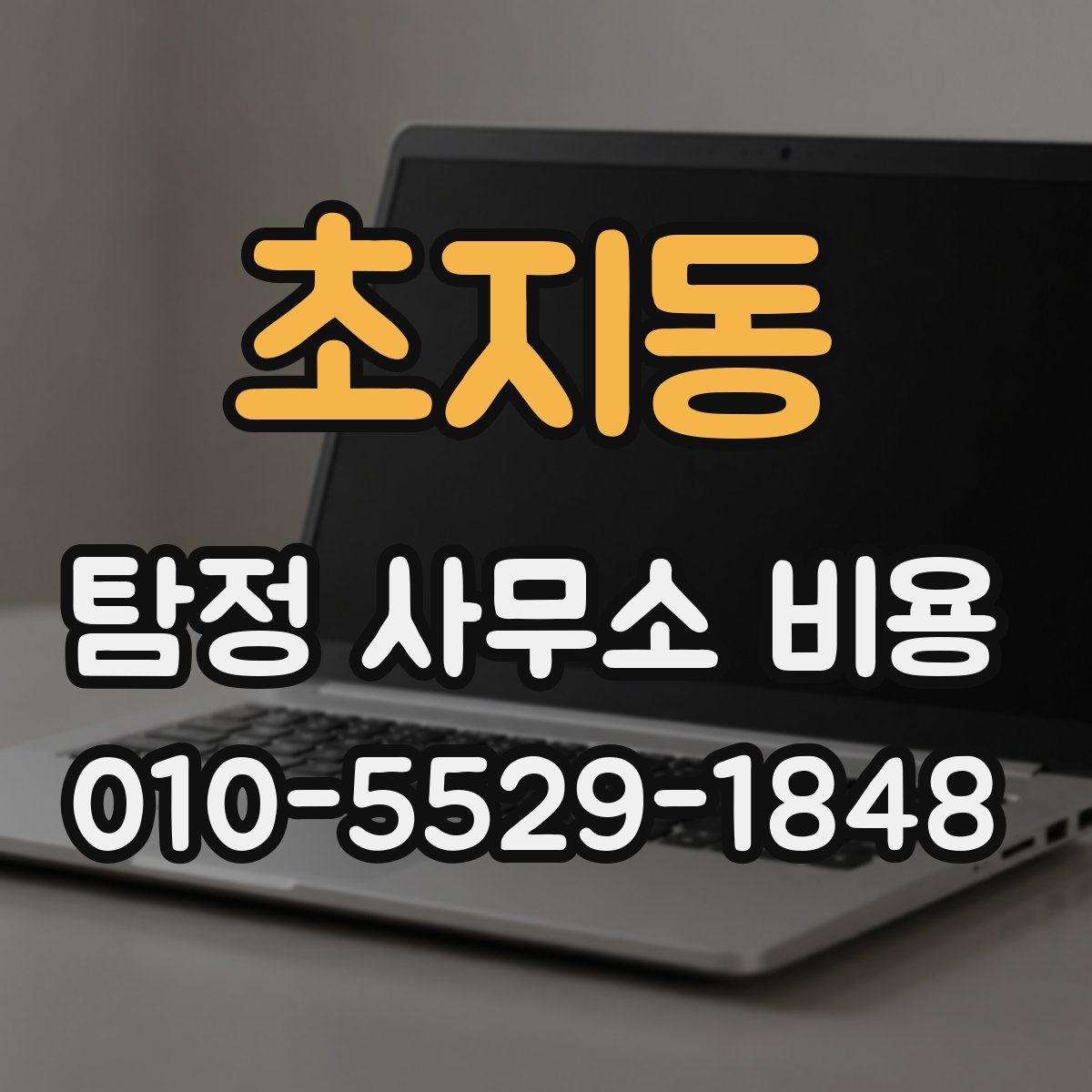 초지동 탐정 사무소 비용