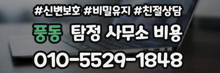 풍동 탐정 사무소 비용