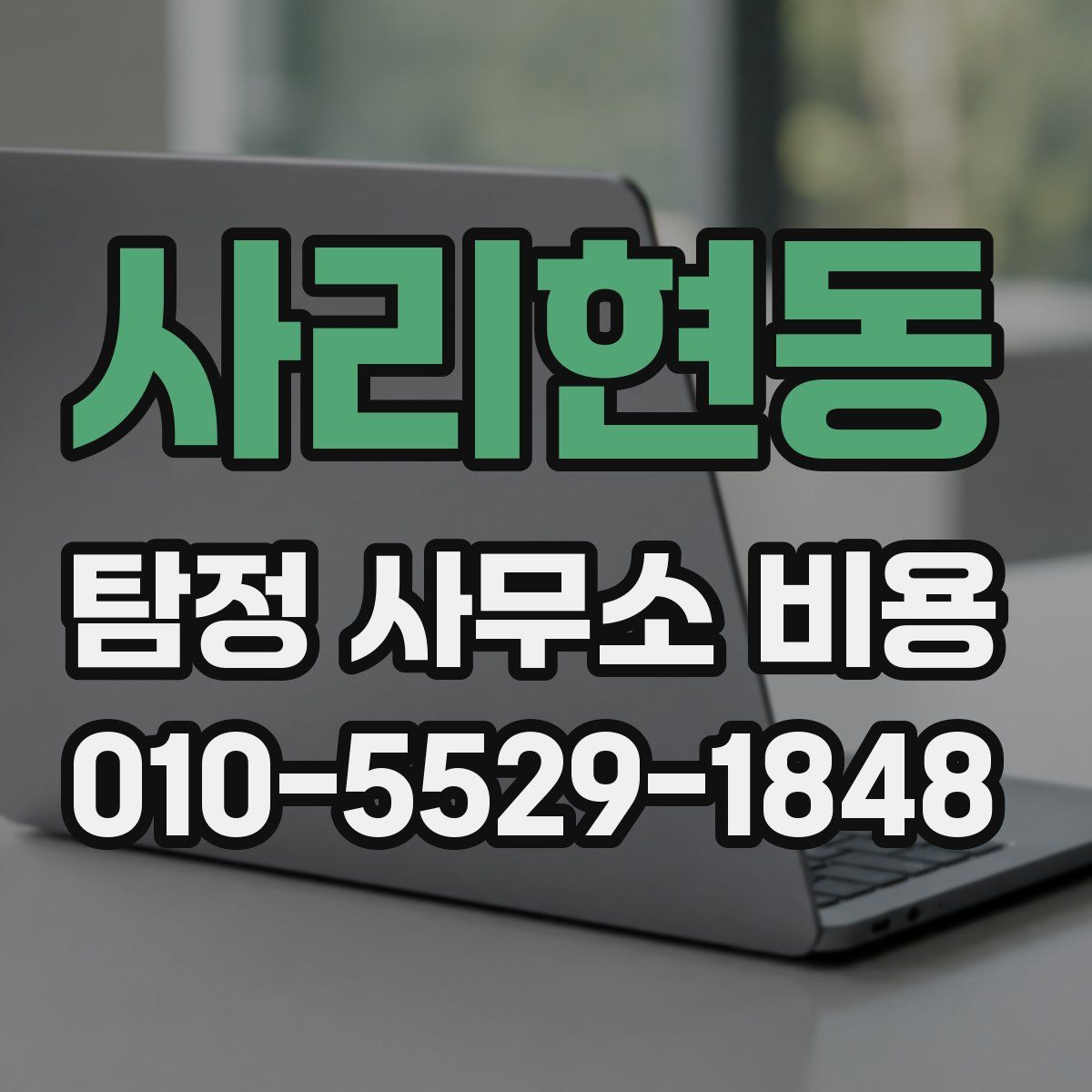 사리현동 탐정 사무소 비용