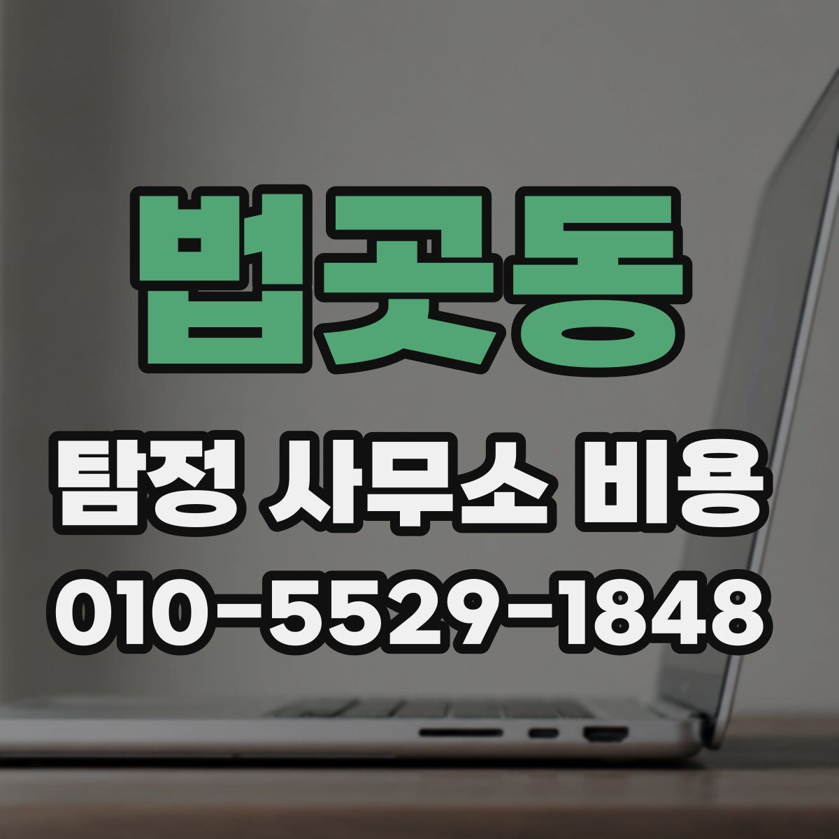 법곳동 탐정 사무소 비용