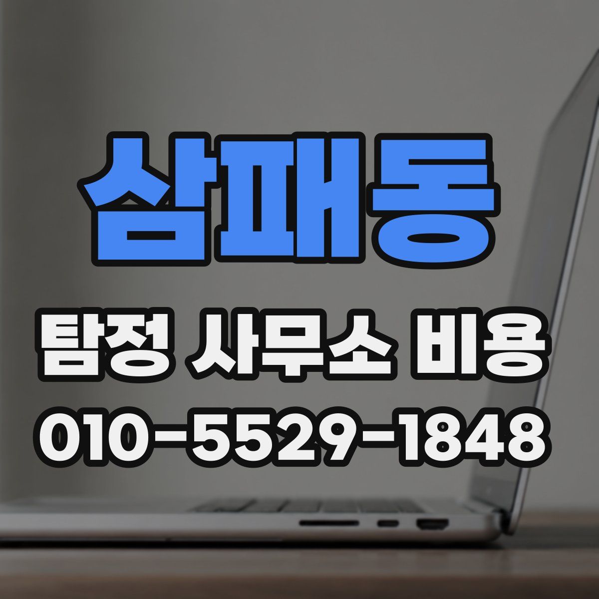 삼패동 탐정 사무소 비용