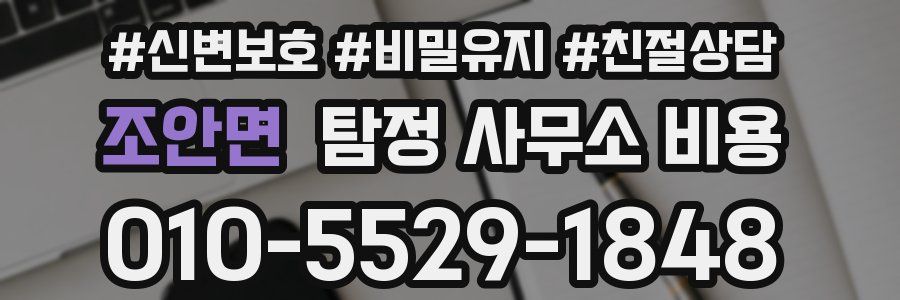 조안면 탐정 사무소 비용