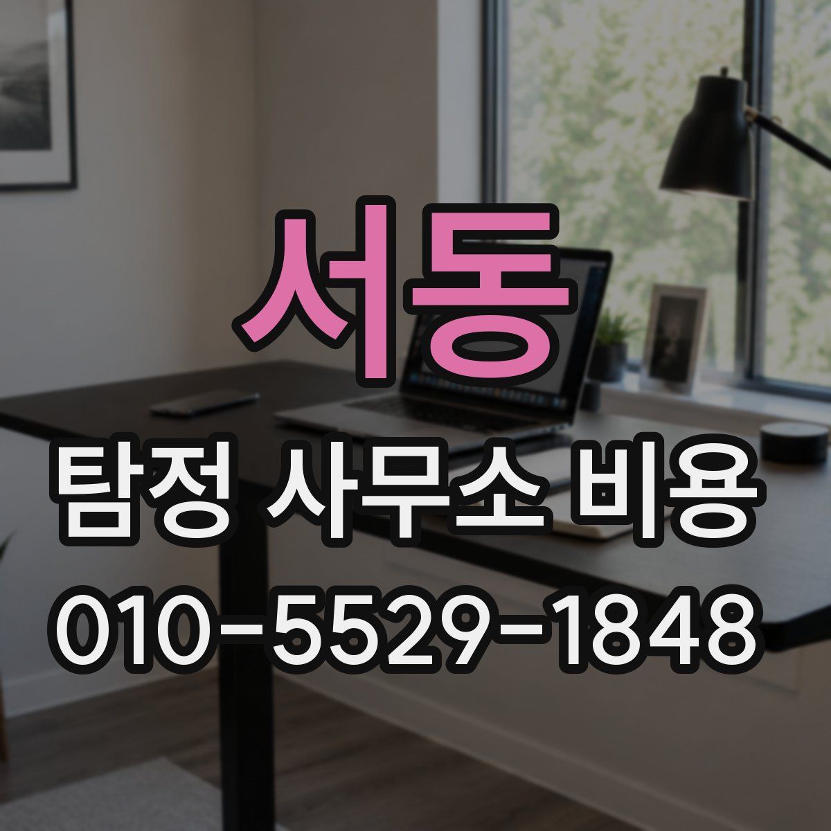 서동 탐정 사무소 비용