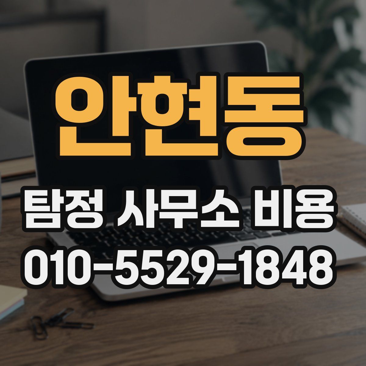 안현동 탐정 사무소 비용