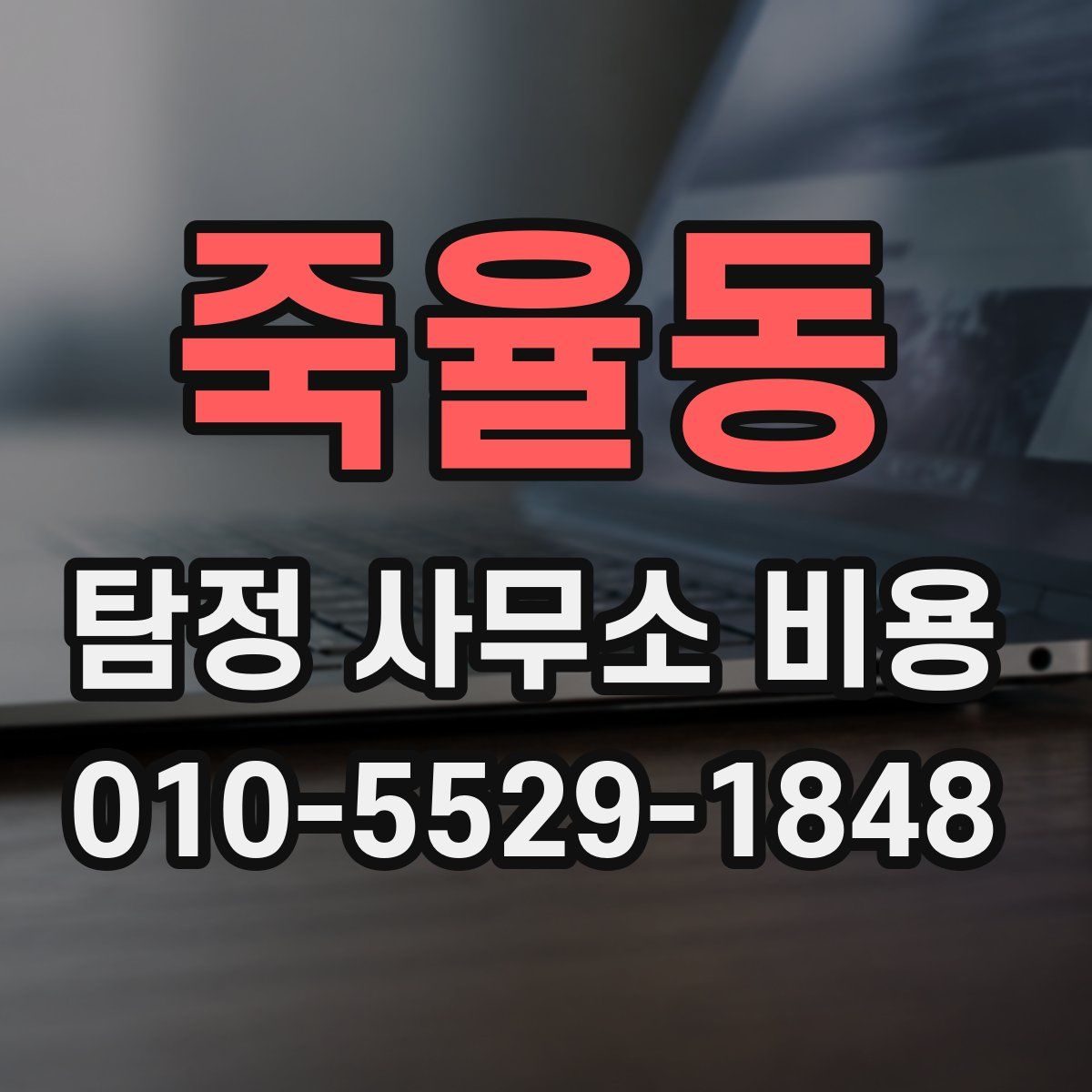 죽율동 탐정 사무소 비용