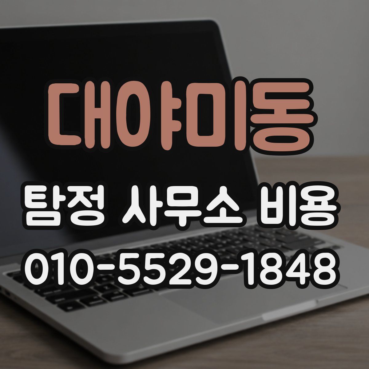 대야미동 탐정 사무소 비용