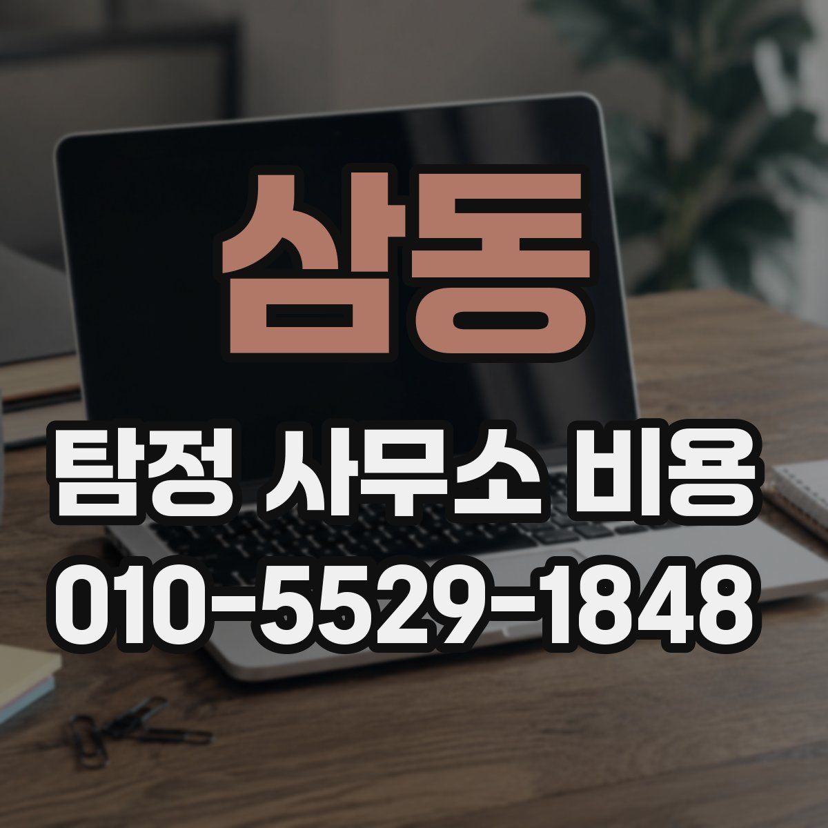 삼동 탐정 사무소 비용