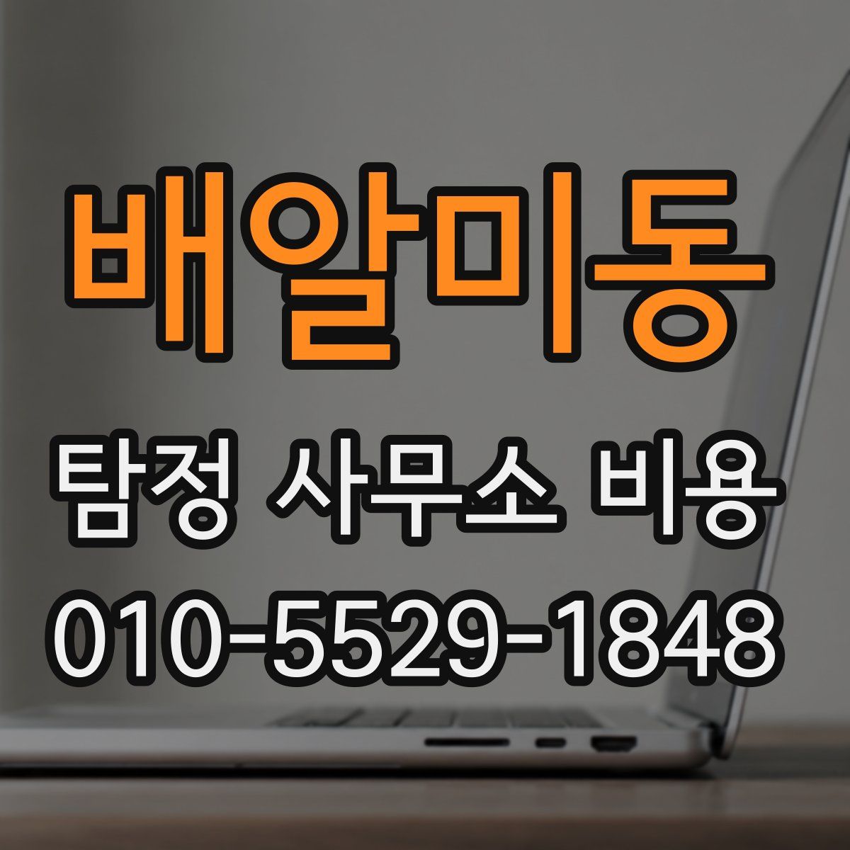배알미동 탐정 사무소 비용