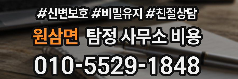 원삼면 탐정 사무소 비용