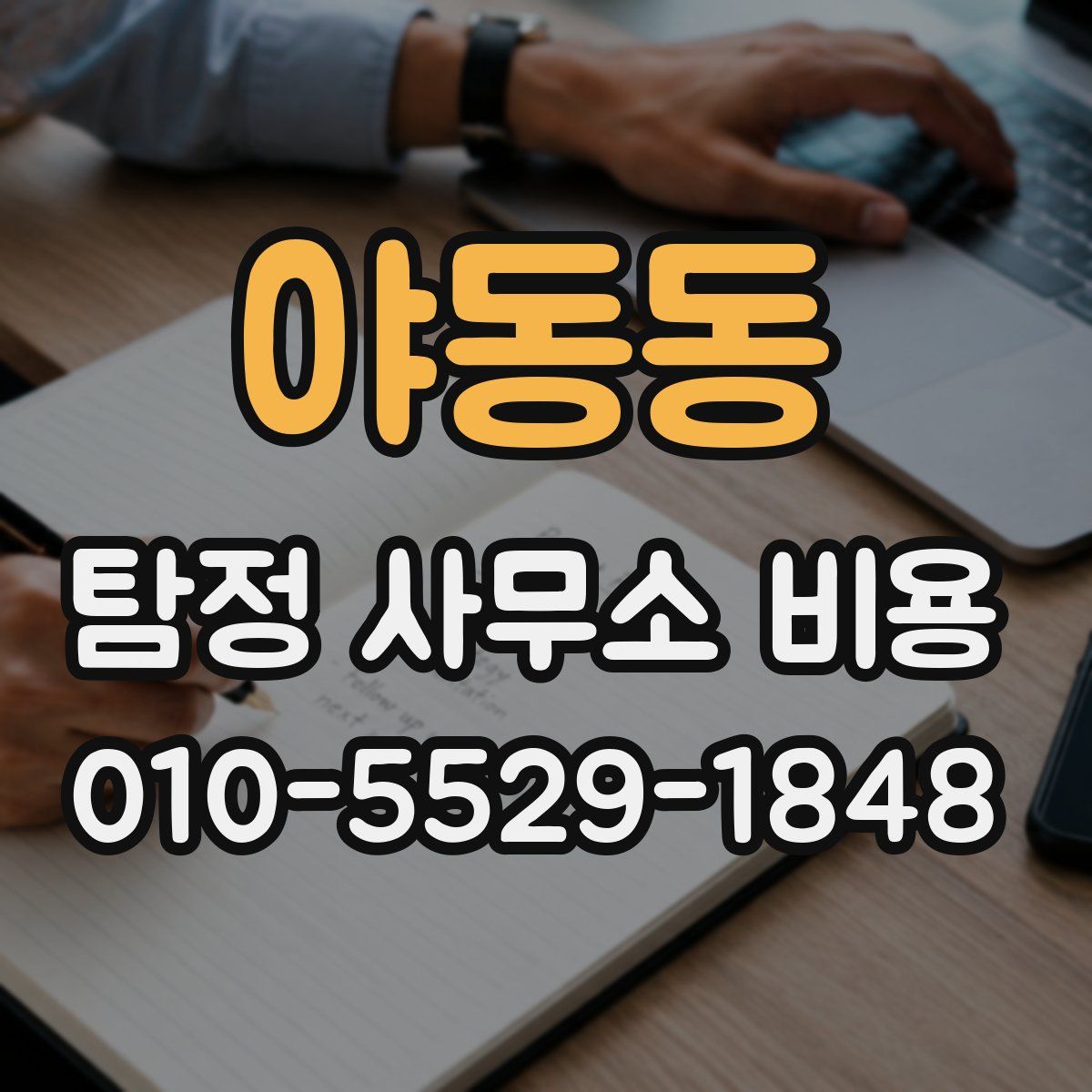 야동동 탐정 사무소 비용