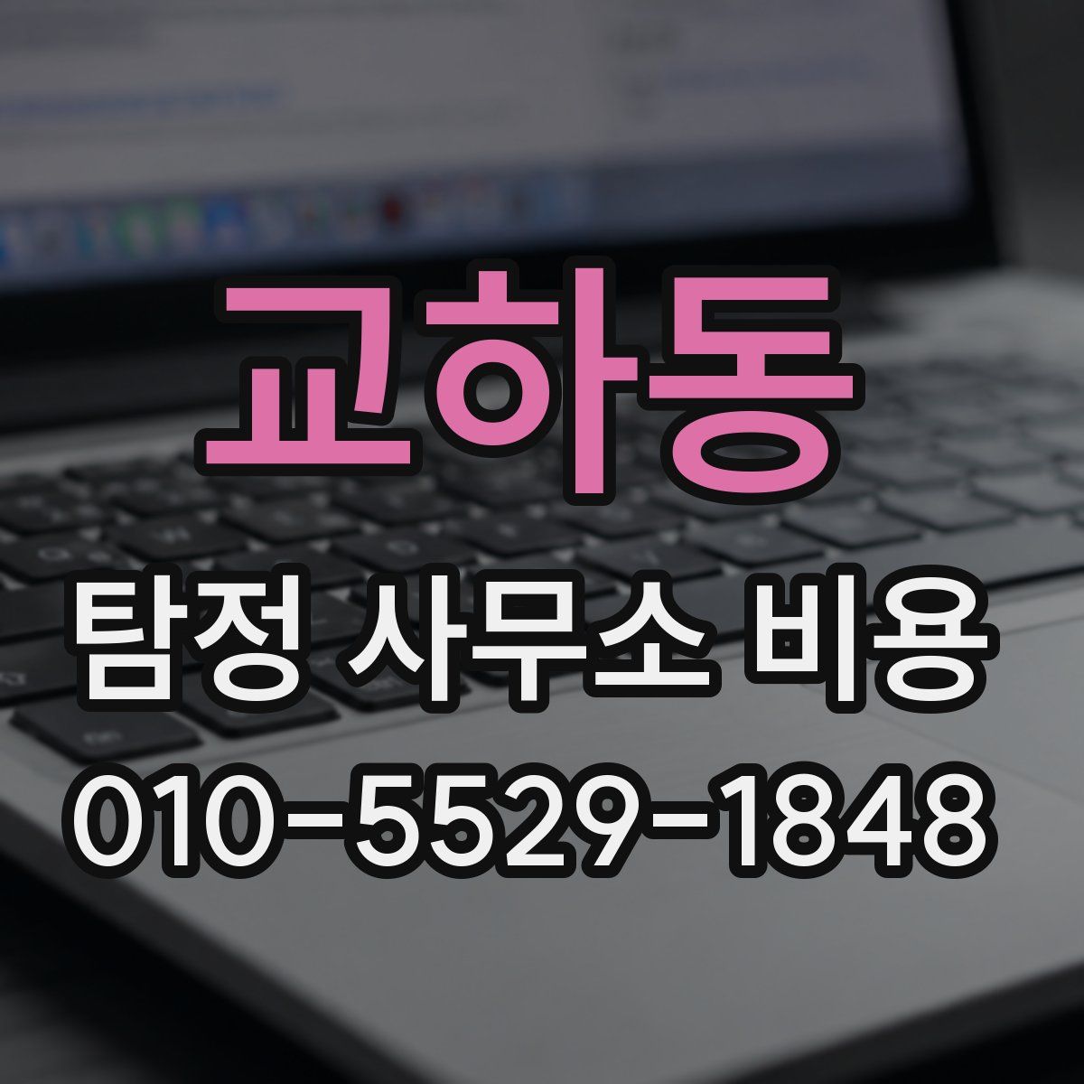 교하동 탐정 사무소 비용
