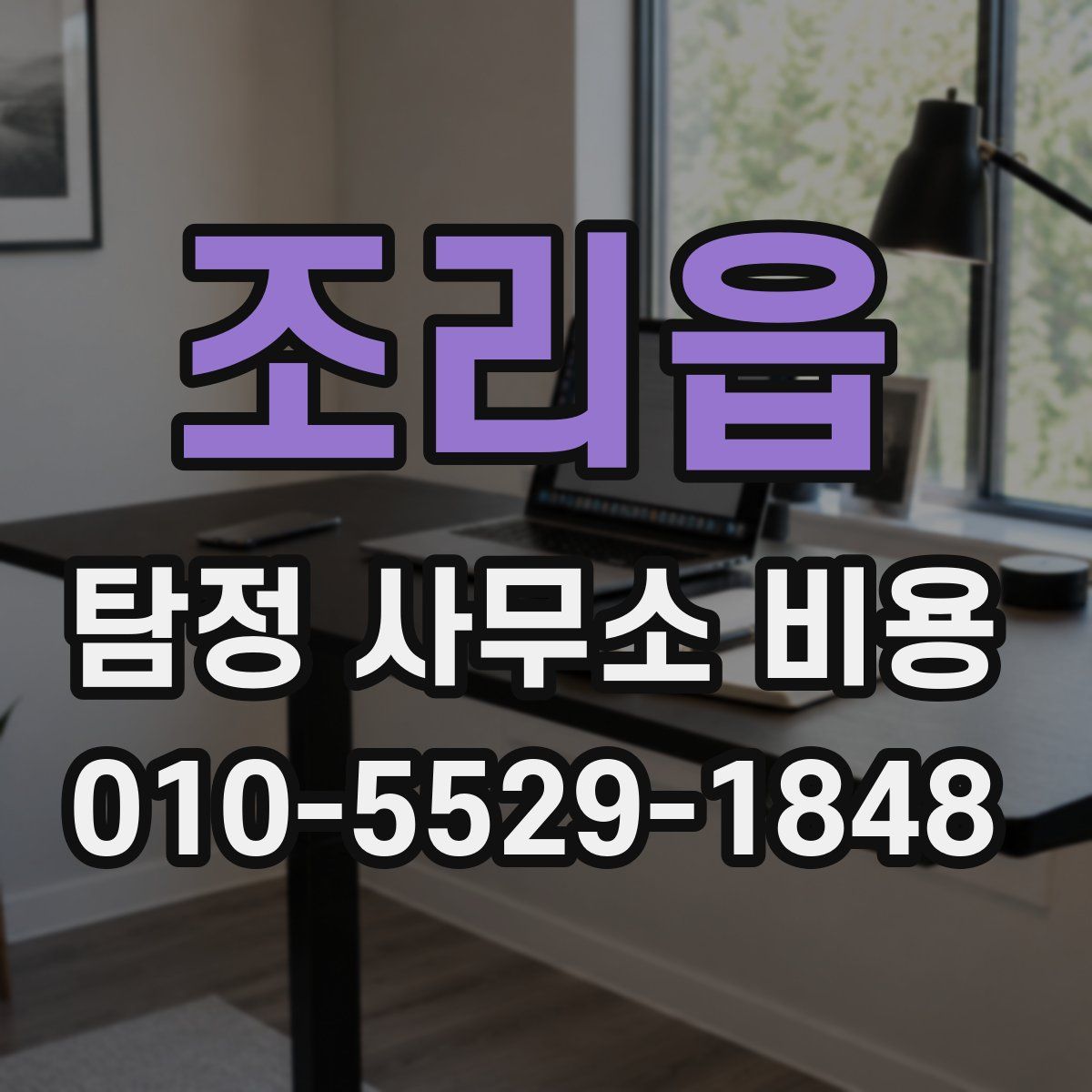 조리읍 탐정 사무소 비용