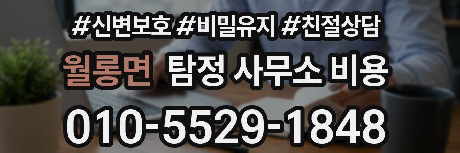 월롱면 탐정 사무소 비용