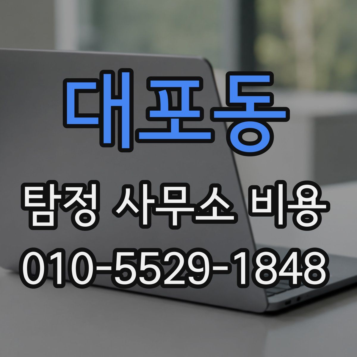 대포동 탐정 사무소 비용