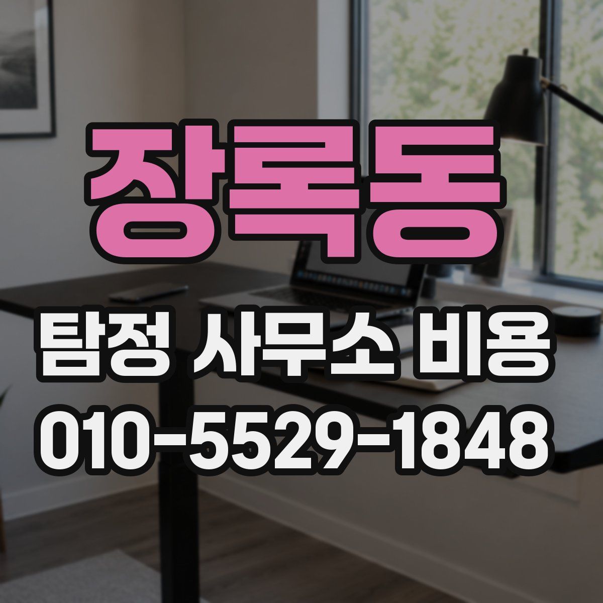 장록동 탐정 사무소 비용