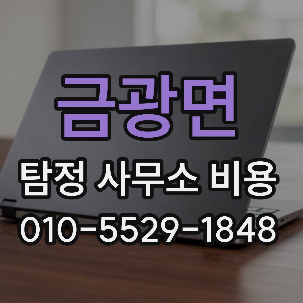 금광면 탐정 사무소 비용