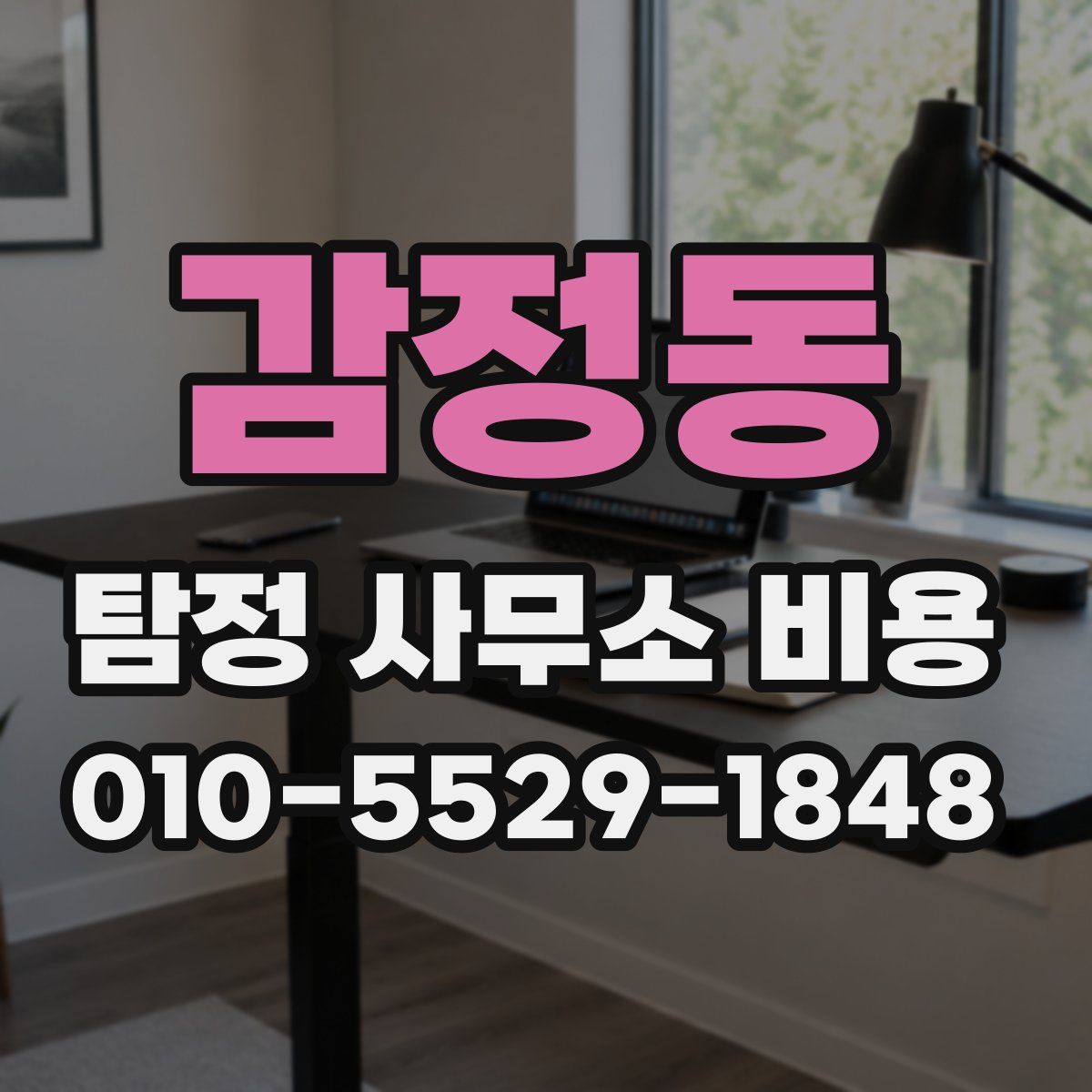 감정동 탐정 사무소 비용