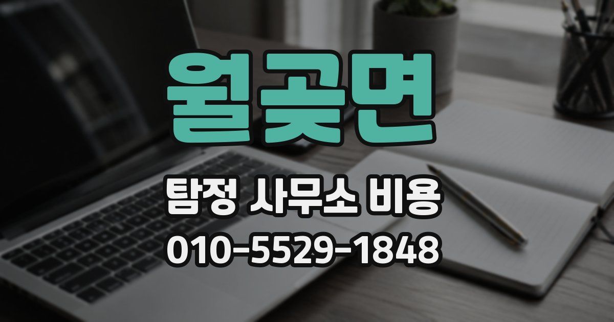 월곶면 탐정 사무소 비용