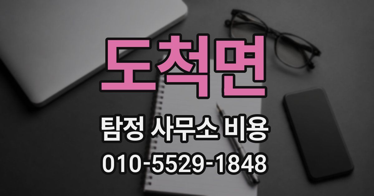 도척면 탐정 사무소 비용