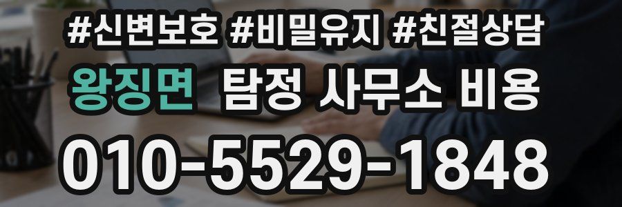 왕징면 탐정 사무소 비용