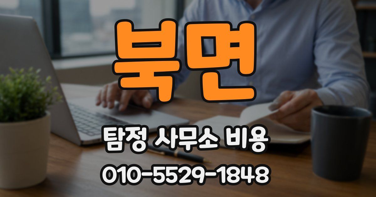 북면 탐정 사무소 비용