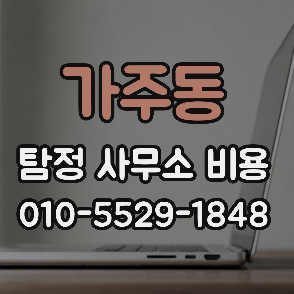 가주동 탐정 사무소 비용