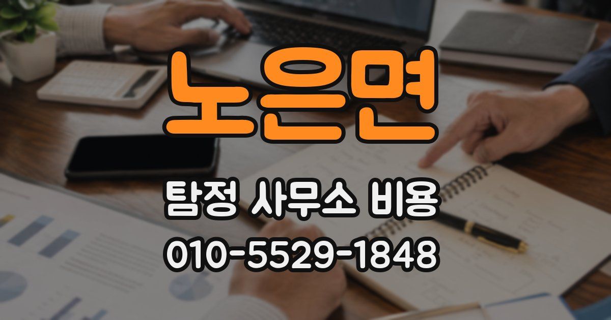 노은면 탐정 사무소 비용