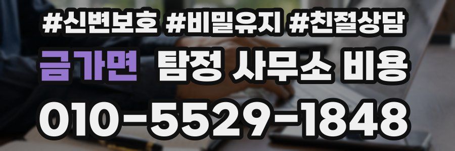 금가면 탐정 사무소 비용