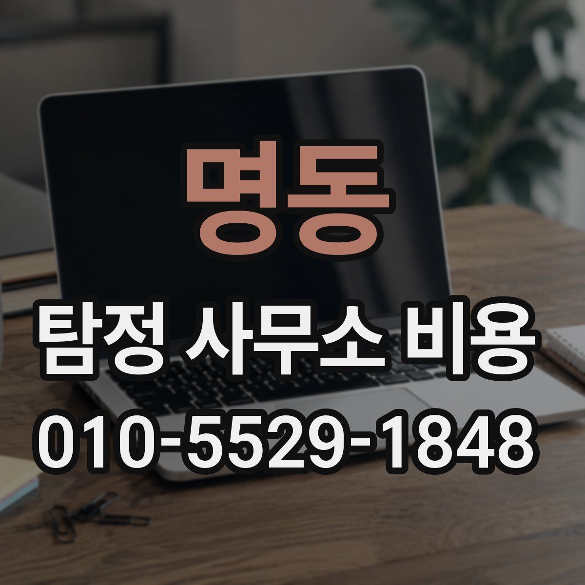명동 탐정 사무소 비용