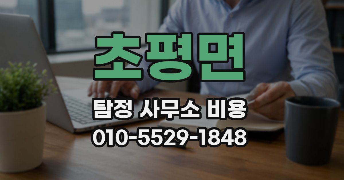 초평면 탐정 사무소 비용